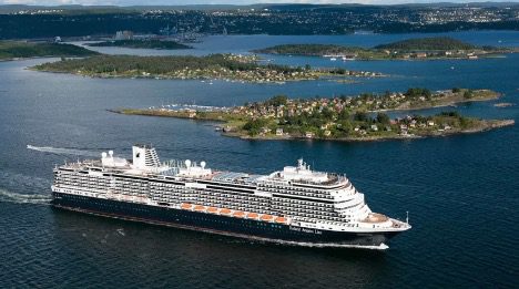 Holland America cruise ship in Alaska